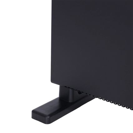 ZEVENTI - Radiateur/convecteur électrique avec écran LCD 1250/2000W/230V noir + télécommande