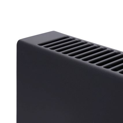 ZEVENTI - Radiateur/convecteur électrique avec écran LCD 1250/2000W/230V noir + télécommande