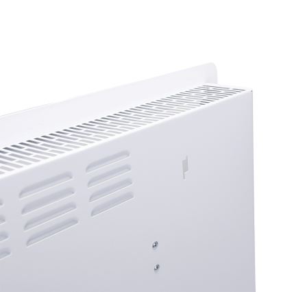 ZEVENTI - Slimme wandgemonteerde elektrische directe verwarming/convectorkachel met LCD-display 1000/2000W/230V Wi‑Fi wit