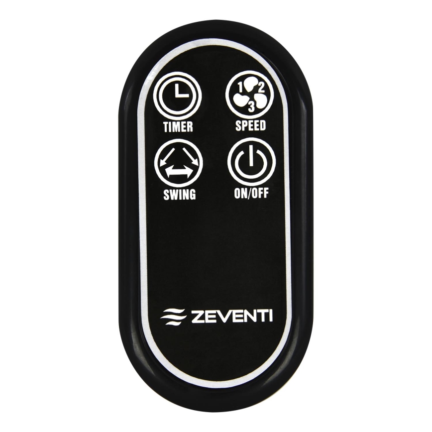 ZEVENTI - Télécommande pour ventilateurs FREEZE noir