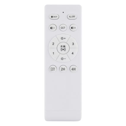 ZEVENTI - Ventilateur de plafond à intensité variable MUNDAKA LED/10W/230V 3000-6500K noir + Télécommande