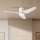 ZEVENTI - Ventilateur de plafond à intensité variable PADUA LED/18W/230V 3000-6000K Wi-Fi Tuya blanc + Télécommande