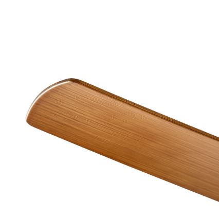 ZEVENTI - Ventilateur de plafond à intensité variable BARROSA LED/18W/230V 3000-6000K Wi-Fi Tuya marron + Télécommande