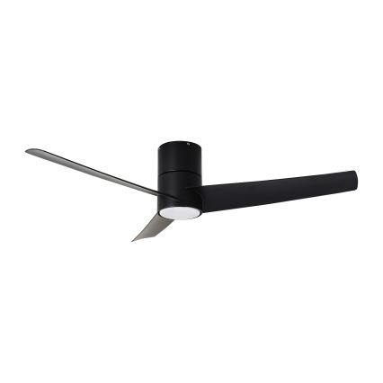 ZEVENTI - Ventilateur de plafond BARROSA LED/18W/230V 3000/4000/6000K Wi-Fi Tuya noir + Télécommande