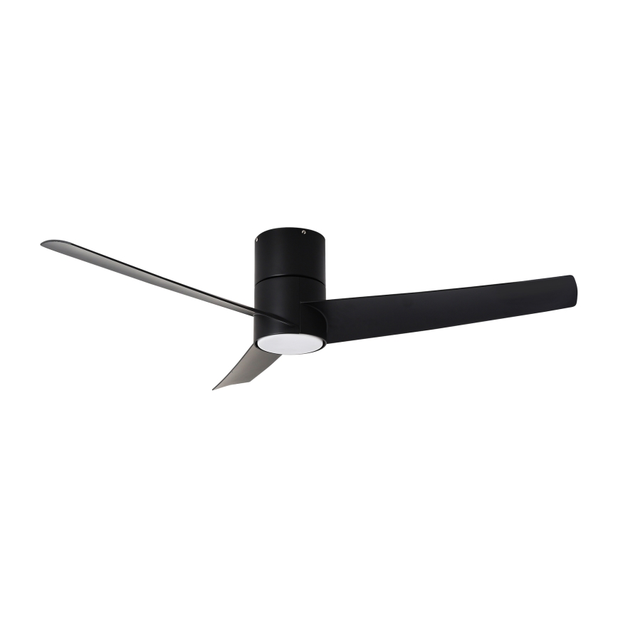 ZEVENTI - Ventilateur de plafond BARROSA LED/18W/230V 3000/4000/6000K Wi-Fi Tuya noir + Télécommande