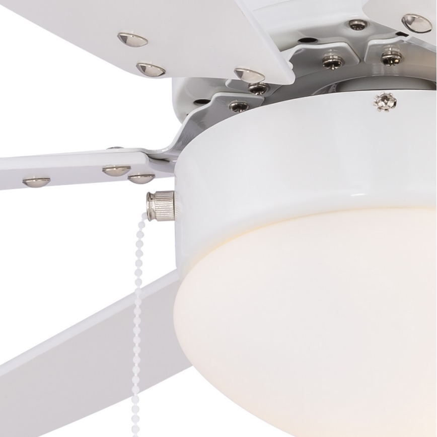 ZEVENTI - Ventilateur de plafond FAMARA 1xE14/60W/230V blanc