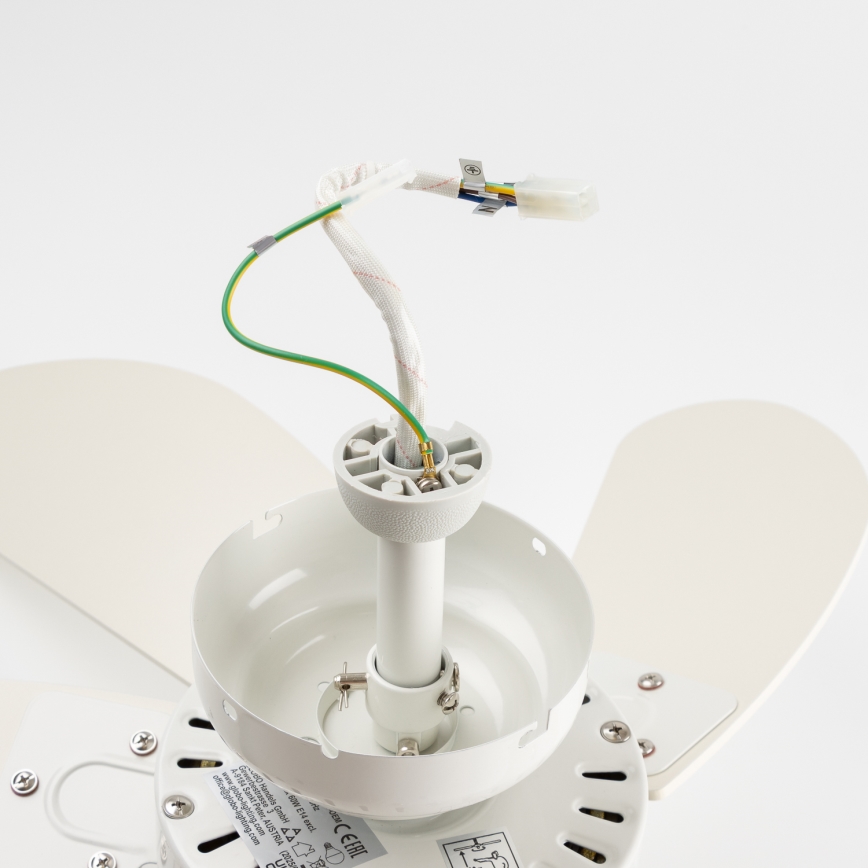 ZEVENTI - Ventilateur de plafond FAMARA 1xE14/60W/230V blanc