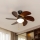 ZEVENTI - Ventilateur de plafond FAMARA 1xE14/60W/230V