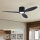 ZEVENTI - ventilateur de plafond LED dimmable VENTORA LED/24W/230V 3000/4000/6000K Wi-Fi Tuya noir + télécommande