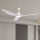 ZEVENTI - Ventilateur de plafond LED URBINO LED/20W/230V 3000/4000/6000K Wi-Fi Tuya blanc + télécommande