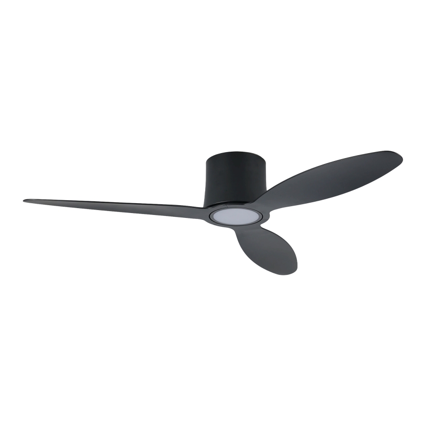 ZEVENTI - ventilateur de plafond LED dimmable VENTORA LED/24W/230V 3000/4000/6000K Wi-Fi Tuya noir + télécommande