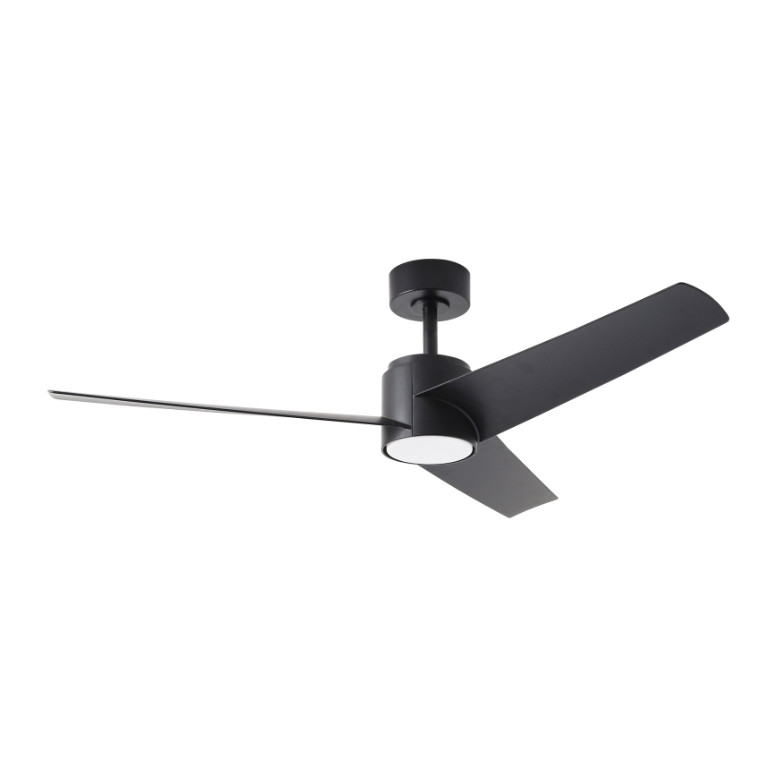 ZEVENTI - Ventilateur de plafond à intensité variable ORVIETO LED/18W/230V 3000-6000K Wi-Fi Tuya noir + Télécommande