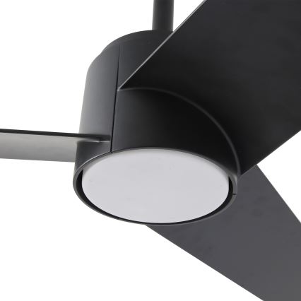 ZEVENTI - Ventilateur de plafond à intensité variable ORVIETO LED/18W/230V 3000-6000K Wi-Fi Tuya noir + Télécommande