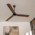 ZEVENTI - Ventilateur de plafond TOFINO marron