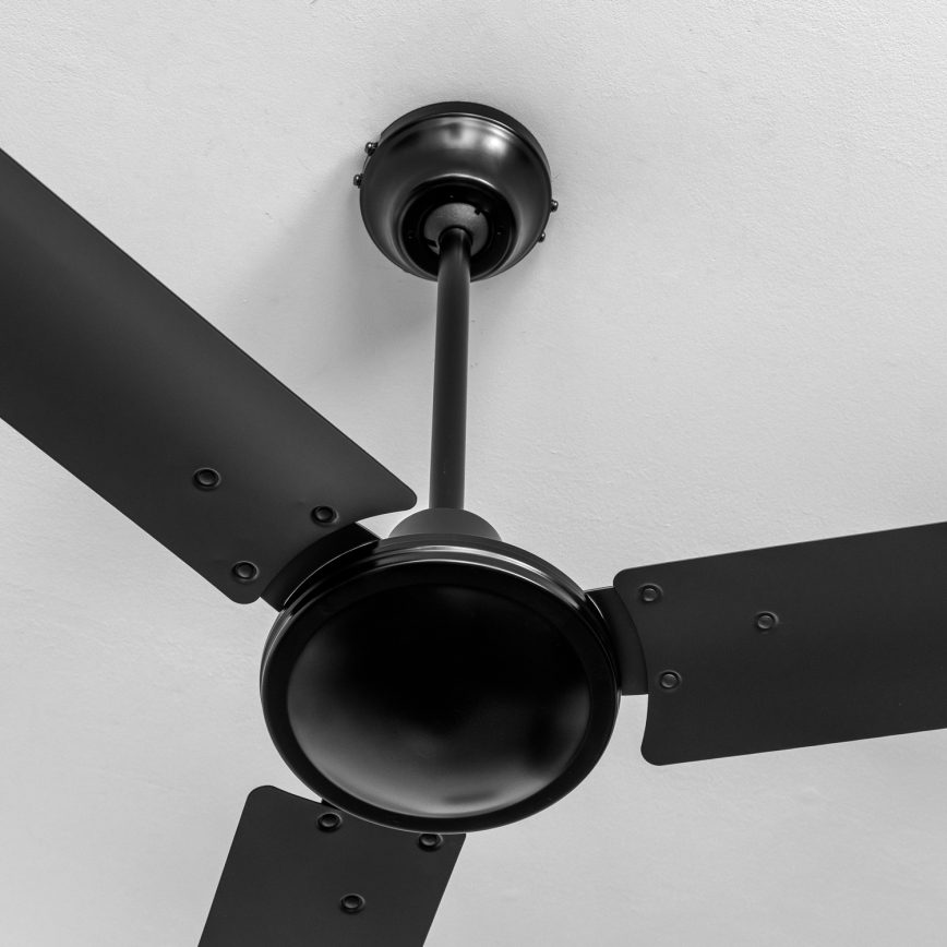 ZEVENTI - Ventilateur de plafond TOFINO noir