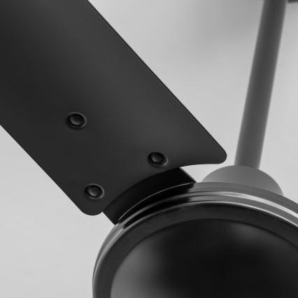 ZEVENTI - Ventilateur de plafond TOFINO noir