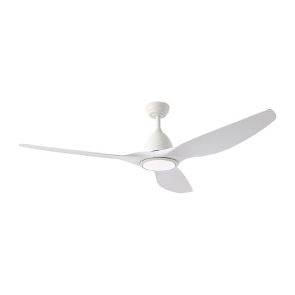 ZEVENTI - Ventilateur de plafond à intensité variable URBINO LED/20W/230V 3000-6000K Wi-Fi Tuya blanc + Télécommande