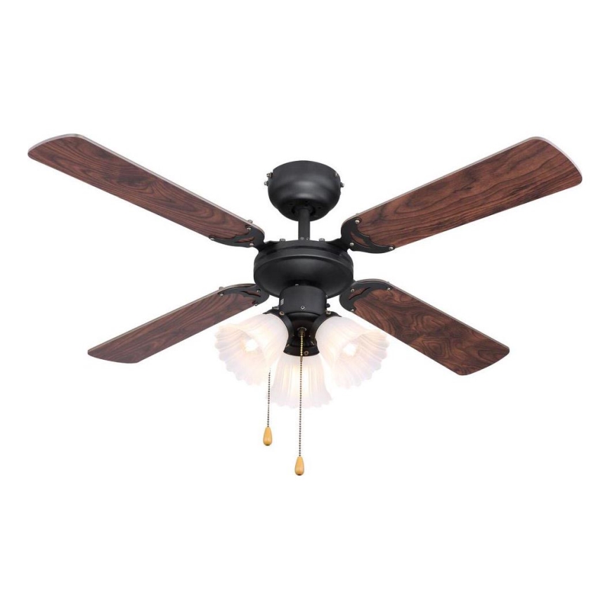 ZEVENTI - Ventilateur de plafond ZURRIOLA 3xE27/60W/230V