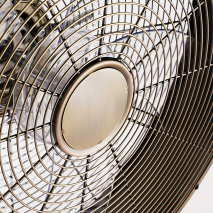 ZEVENTI - Ventilateur mural FANNY 50W/230V bronze + télécommande