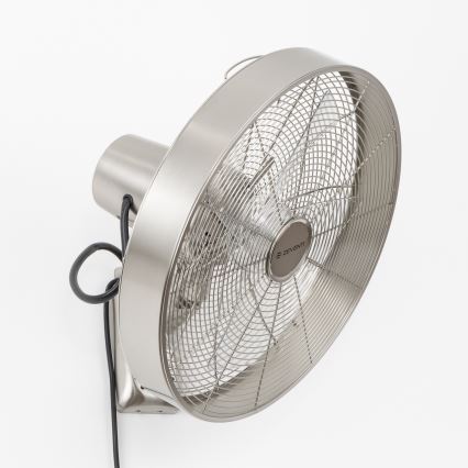 ZEVENTI - Ventilateur mural FREEZE 50W/230V d. 40 cm chrome mat + Télécommande