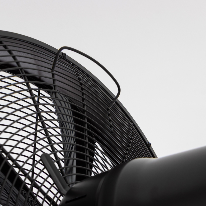 ZEVENTI - Ventilateur mural FREEZE 50W/230V d. 40 cm noir + Télécommande