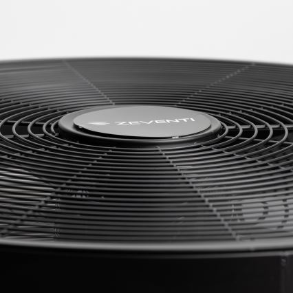 ZEVENTI - Ventilateur mural FREEZE 50W/230V d. 40 cm noir + Télécommande