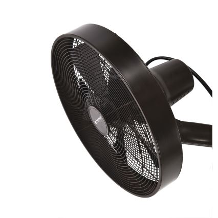 ZEVENTI - Ventilateur mural FREEZE 50W/230V d. 40 cm noir/marron + Télécommande