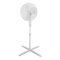 ZEVENTI - Ventilateur sur pied 40 W / 230 V, Ø 40 cm, blanc