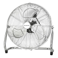 ZEVENTI - Ventilateur sur pied FLOW 100W/230V Ø 54 cm, chrome brillant