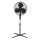 ZEVENTI - Ventilateur sur pied FLOW 40W/230V 120 cm noir