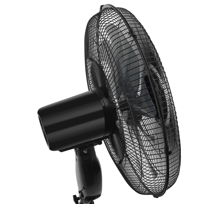 ZEVENTI - Ventilateur sur pied FLOW 55W/230V 130 cm noir + télécommande