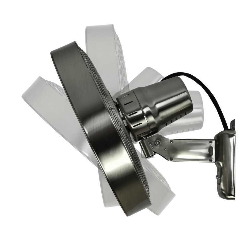 ZEVENTI - Wandventilator FREEZE 50W/230V diameter 40 cm mat chroom + afstandsbediening