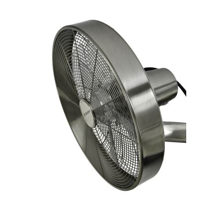 ZEVENTI - Wandventilator FREEZE 50W/230V diameter 40 cm mat chroom + afstandsbediening
