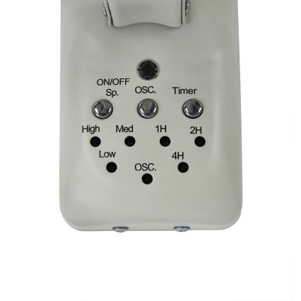 ZEVENTI - Wandventilator FREEZE 50W/230V diameter 40 cm wit + afstandsbediening
