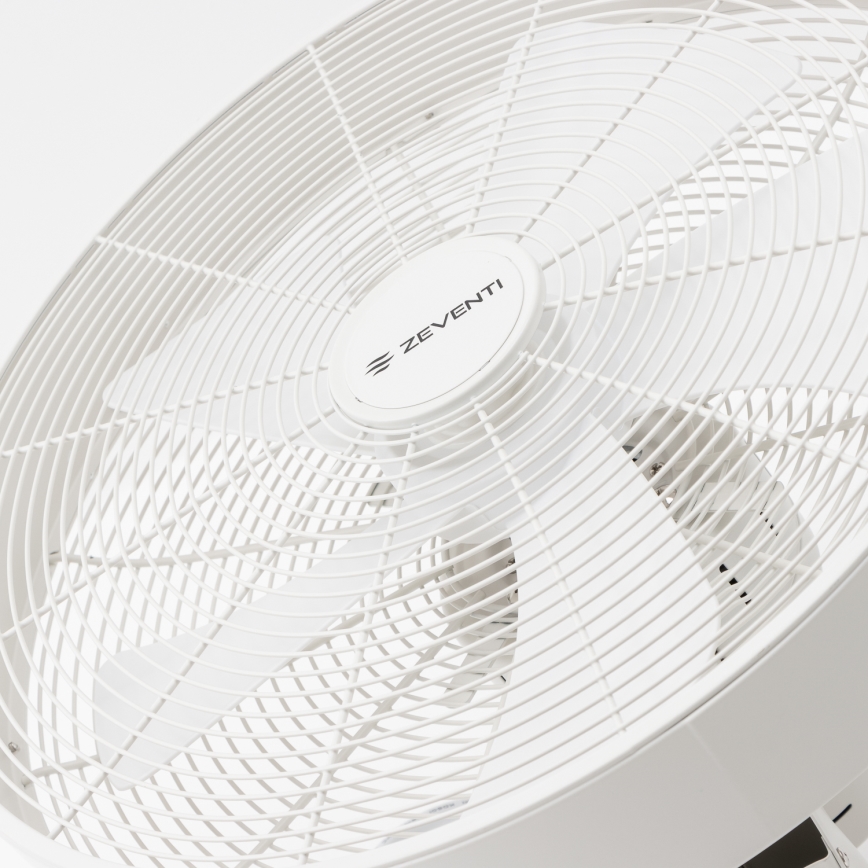 ZEVENTI - Wandventilator FREEZE 50W/230V diameter 40 cm wit + afstandsbediening