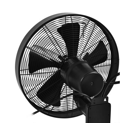 ZEVENTI - Wandventilator FREEZE 50W/230V diameter 40 cm zwart + afstandsbediening
