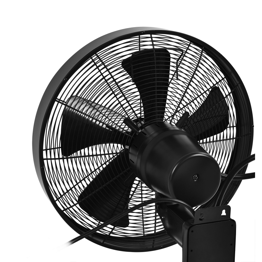 ZEVENTI - Wandventilator FREEZE 50W/230V diameter 40 cm zwart + afstandsbediening