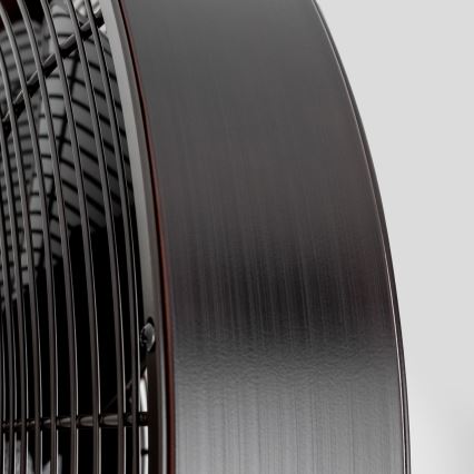 ZEVENTI - Wandventilator FREEZE 50W/230V diameter 40 cm zwart/bruin + afstandsbediening