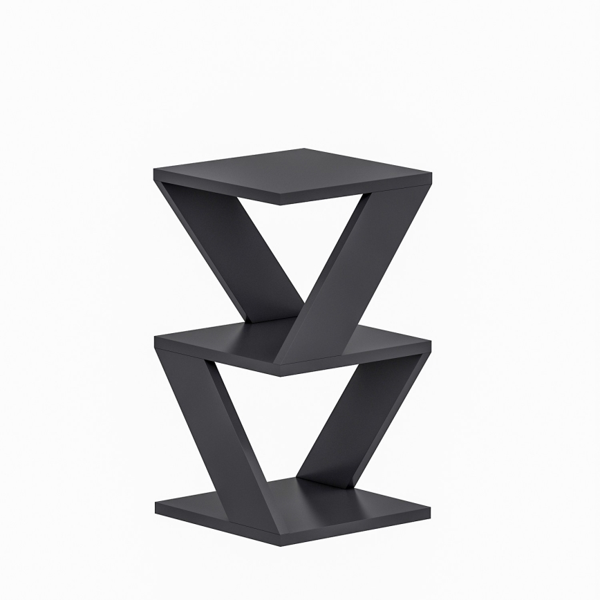 Zijtafel ALBENI 50x30 cm antraciet