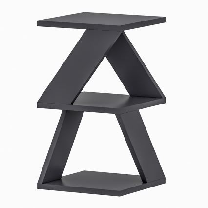 Zijtafel ALBENI 50x30 cm antraciet