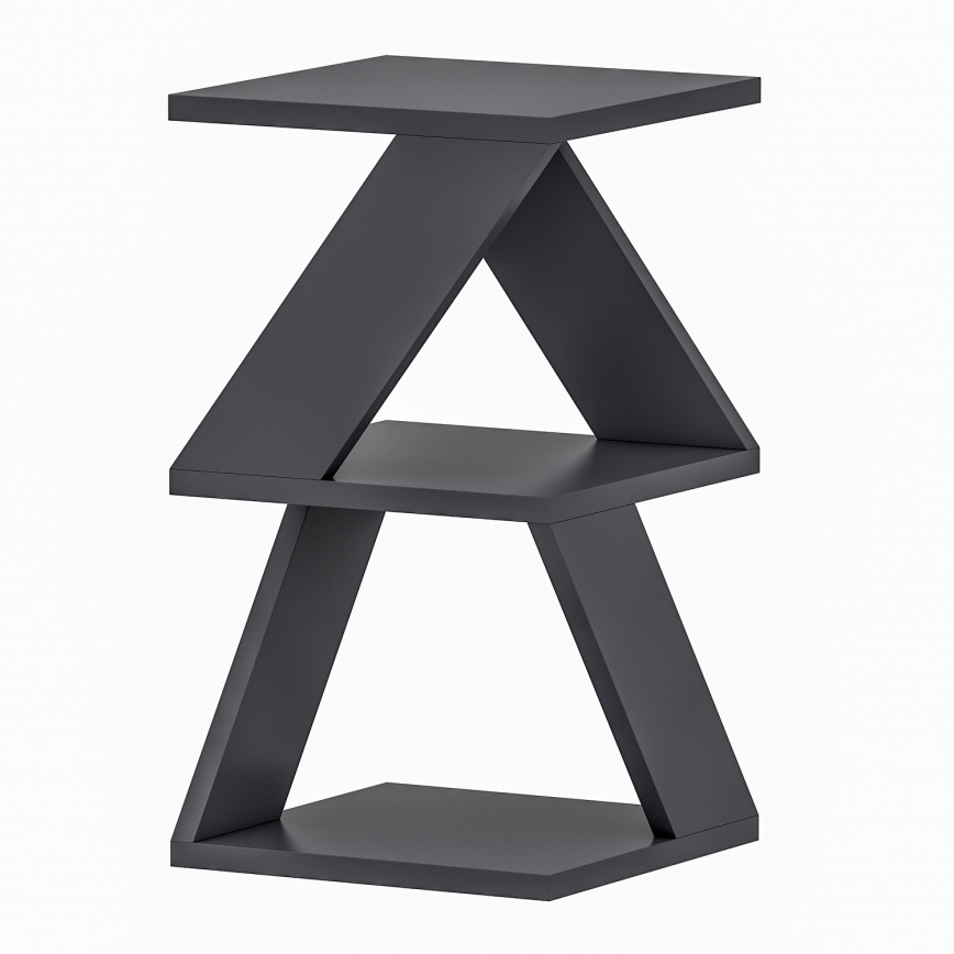 Zijtafel ALBENI 50x30 cm antraciet