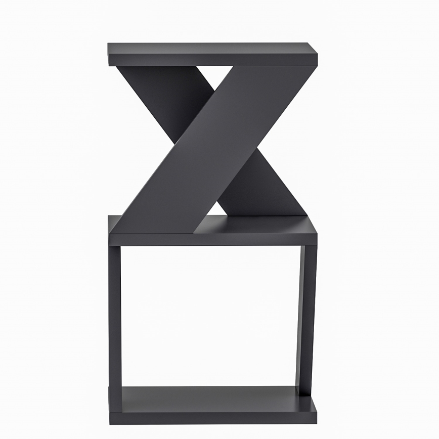 Zijtafel ALBENI 50x30 cm antraciet