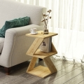 Zijtafel ALBENI 50x30 cm bruin