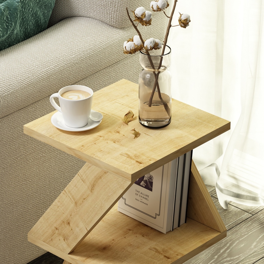 Zijtafel ALBENI 50x30 cm bruin
