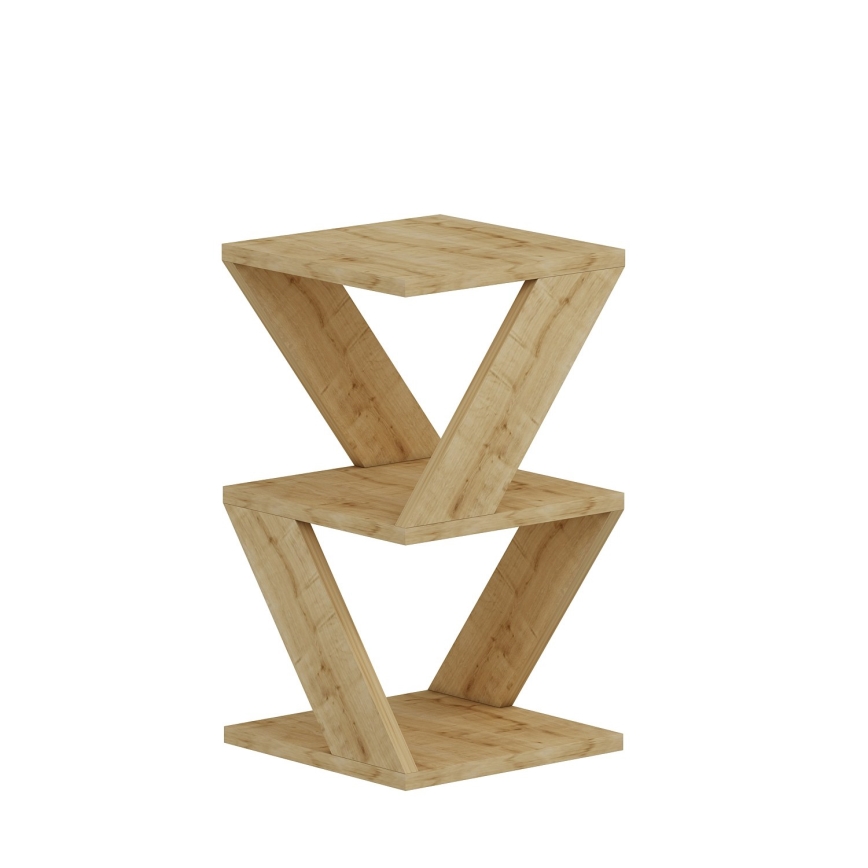 Zijtafel ALBENI 50x30 cm bruin