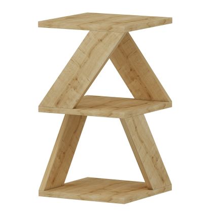 Zijtafel ALBENI 50x30 cm bruin
