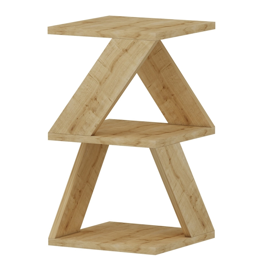 Zijtafel ALBENI 50x30 cm bruin