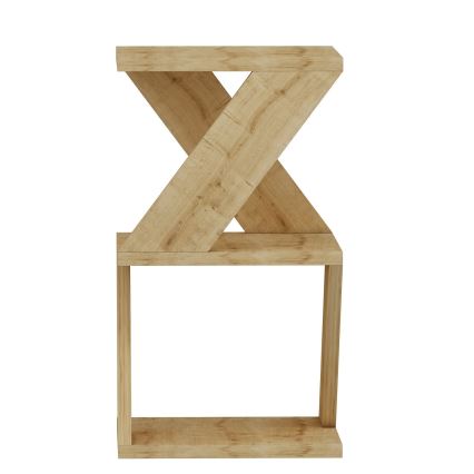Zijtafel ALBENI 50x30 cm bruin