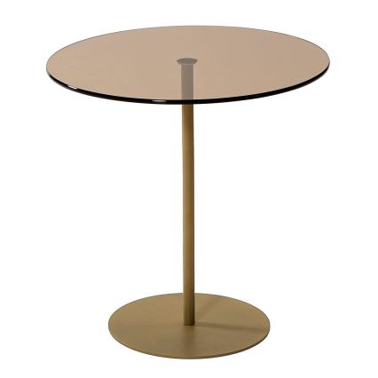 Zijtafel CHILL 50x50 cm goud/brons