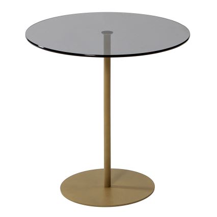 Zijtafel CHILL 50x50 cm goud/zwart